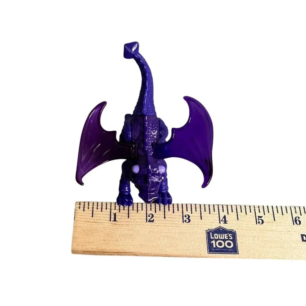 Disney Animal Kingdom Dragon Purple 1998 McDonalds Toy Vintage